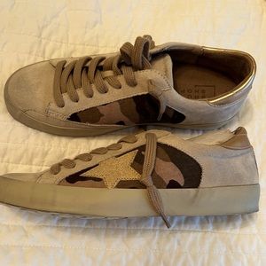 Shu Shop Golden Goose Dupe Camo Sneakers